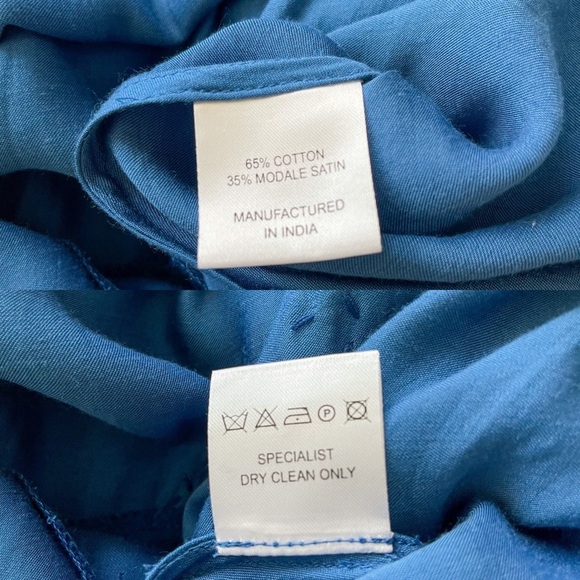 NWT Free People X Brenda Knight Lace Maxi Slip Dress - Royal Blue - Picture 12 of 16